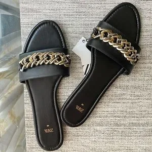 sara様 リクエスト 6点 まとめ商品 Zara | Shoes | Soldzara Chain Link Sandals | Poshmark
